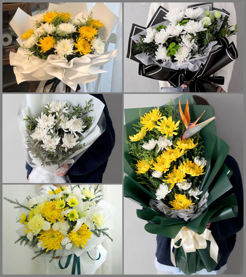 江苏苏州常熟市虞山镇张坝社区白事花束代送